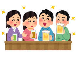 無料イラストお酒飲んでいる様子.jpg