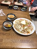 4日目雅也野菜炒め納豆添え.JPG